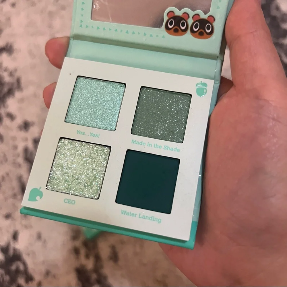 Colourpop x Animal Crossing NOOK INC Quad EyeShadow Palette July sale